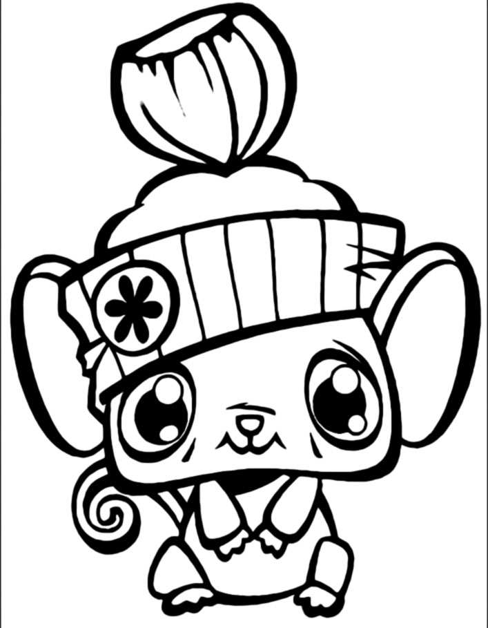 707x909 My Littlest Pet Shop Coloring Pages