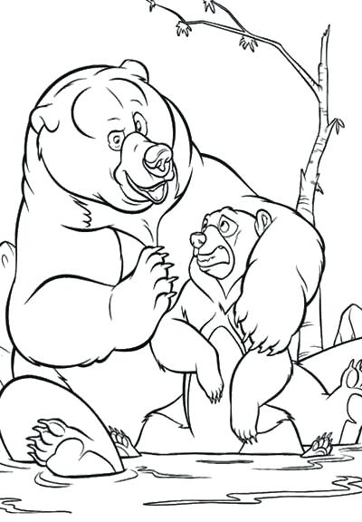 Little Bear Coloring Pages Big Bear Hug A Little Bear Coloring 400x576 Little Bear Coloring Pages Big Bear Hug A Little Bear Coloring