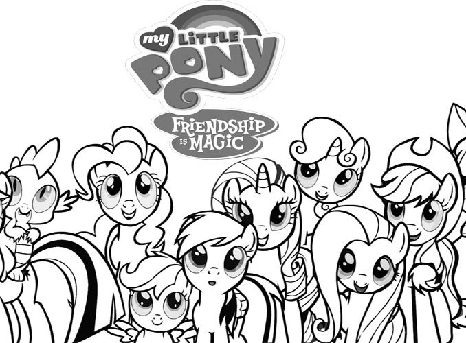 My Little Pony Pictures To Color Coloring Pages 678x500 My Little Pony Pictures To Color Coloring Pages