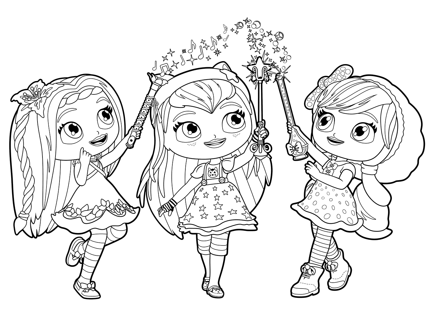 Little Charmers Coloring Pages at GetColorings.com | Free printable ...