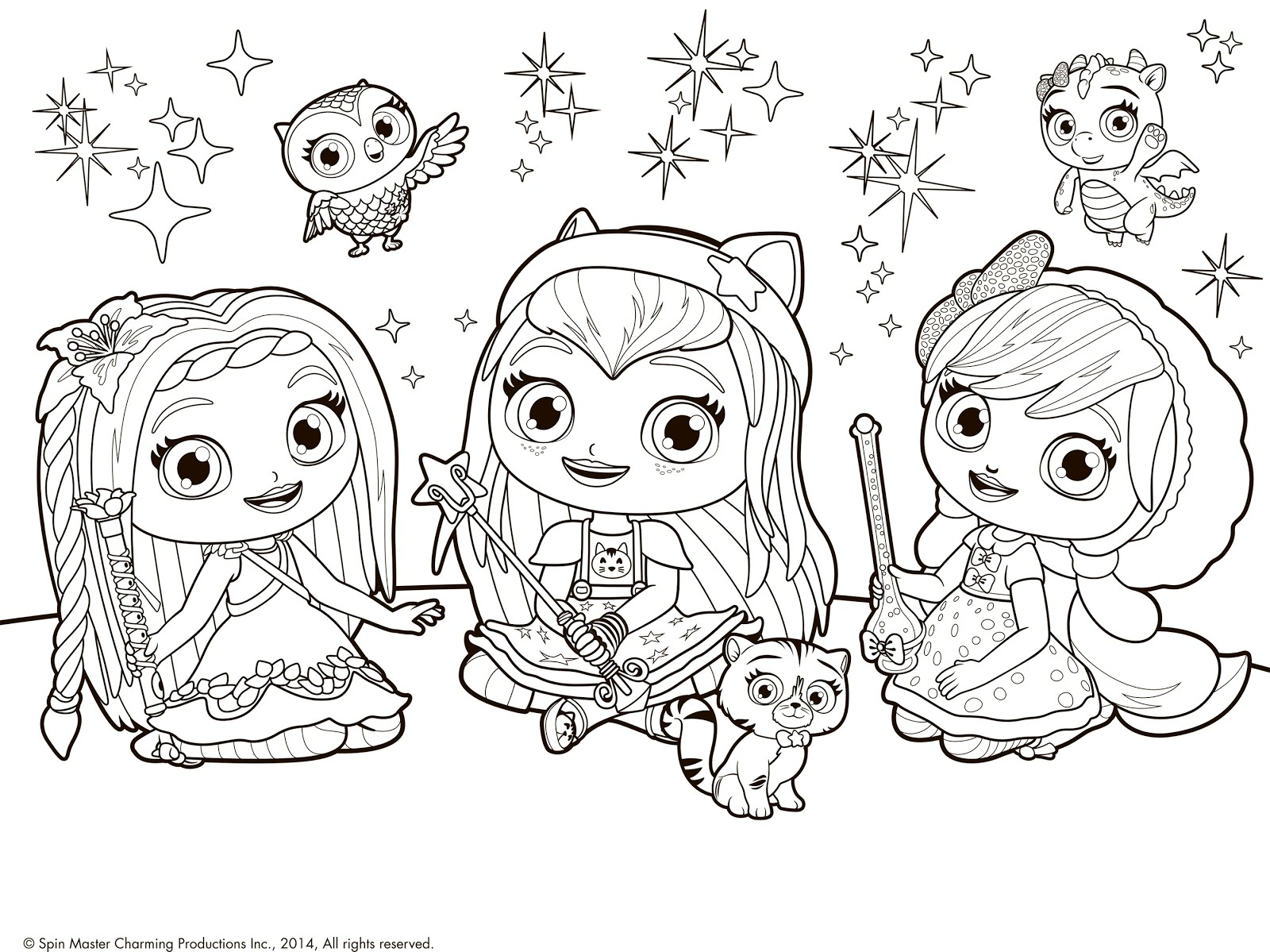 Little Charmers Coloring Pages at GetColorings.com | Free printable ...