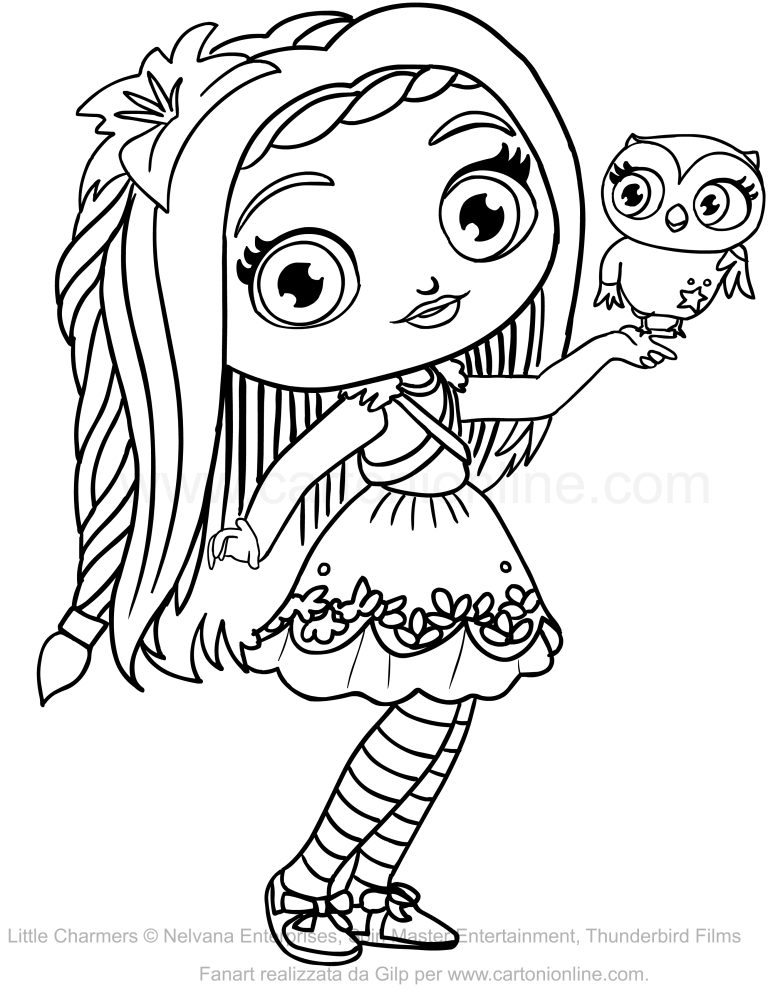 768x992 Posie Of Little Charmers Coloring Pages