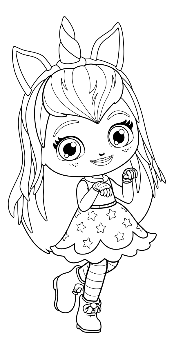 Little Charmers Coloring Pages Sketch Coloring Page