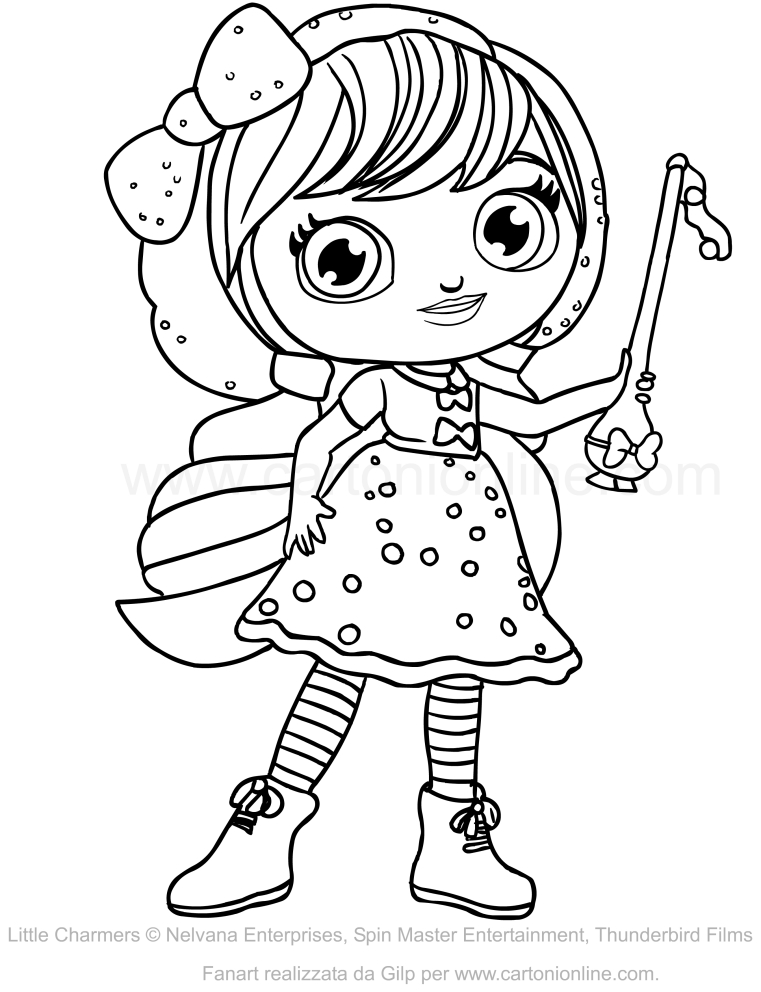 761x992 Lavender Of Little Charmers Coloring Pages