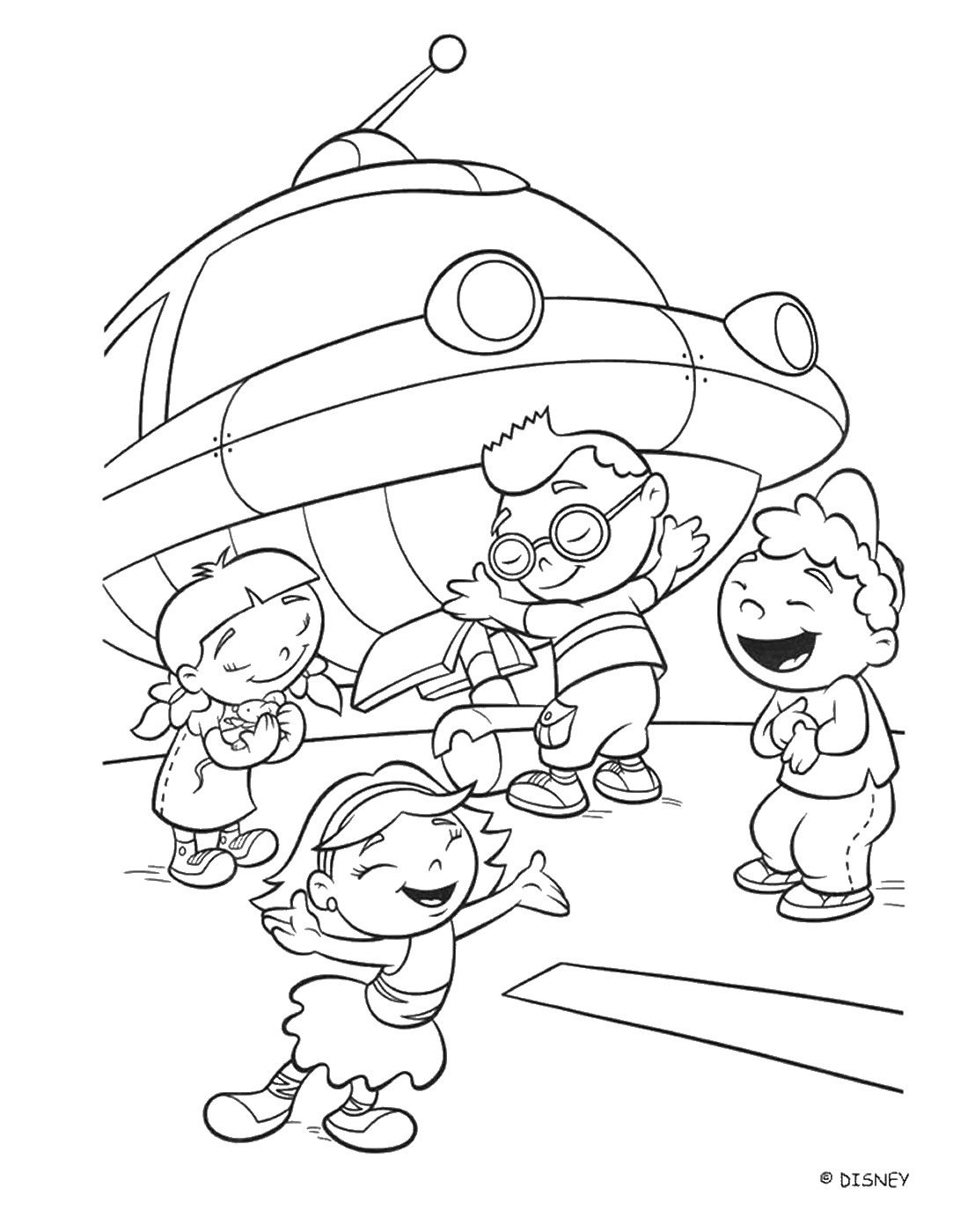 Little Einsteins Coloring Pages 1083x1400 Little Einsteins Coloring Pages