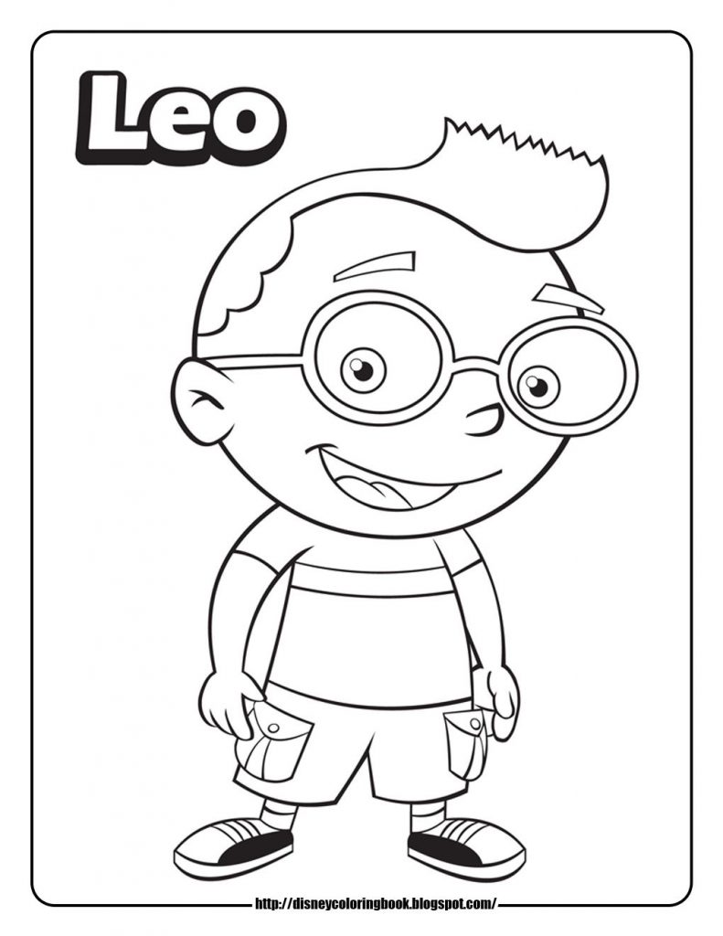 Little Einsteins Coloring Pages Free 791x1024 Little Einsteins Coloring Pages Free