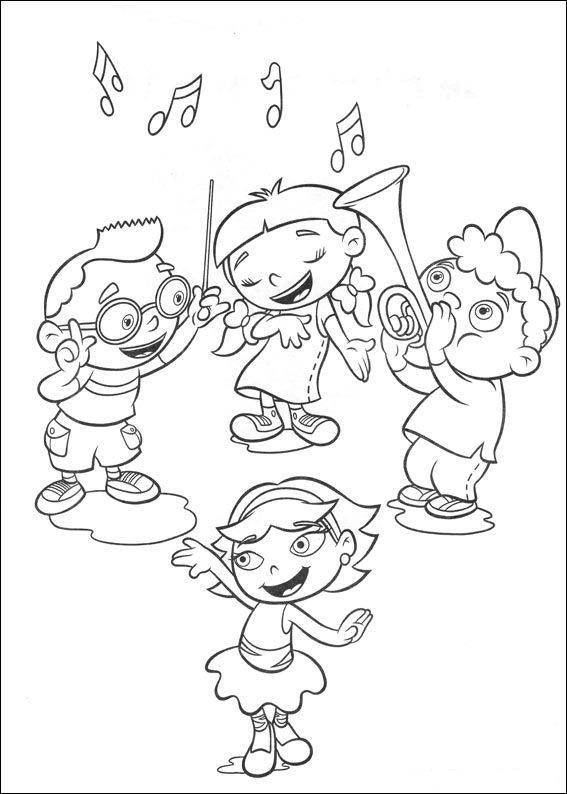 567x794 Kids N 27 Coloring Pages Of Little Einsteins