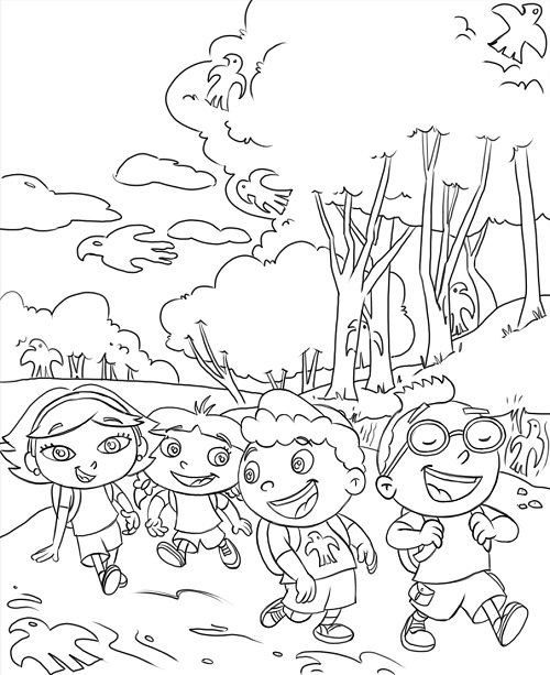 500x613 Free Printable Little Einsteins Coloring Pages. Get Ready To Learn!