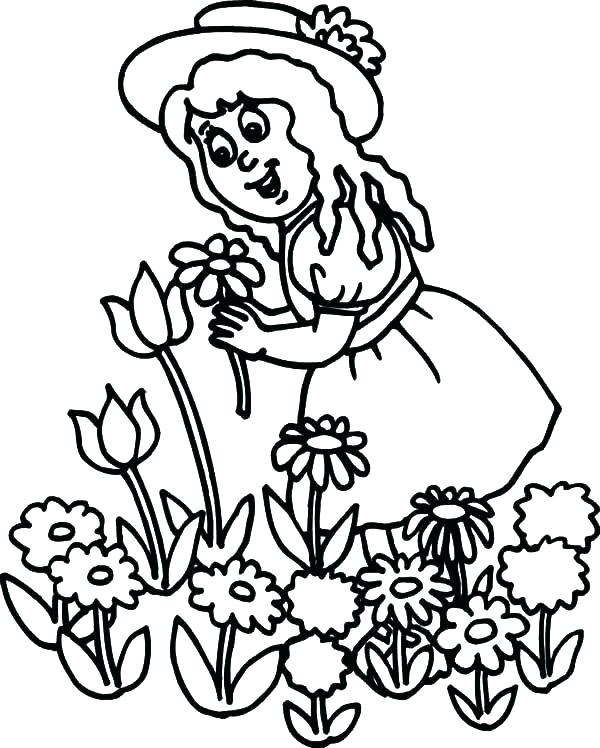 600x748 Little Girl Coloring Pages Plus Little Girl Ballerina Shoes Little
