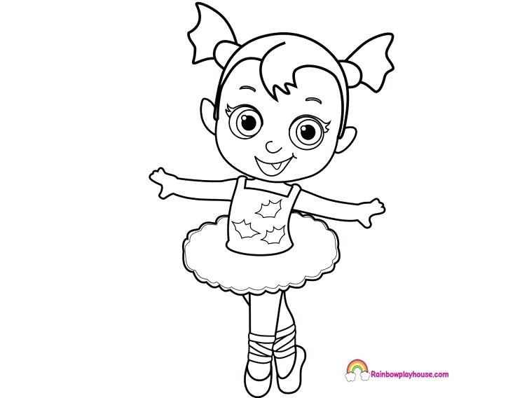 735x568 Ballerina Coloring Pages Baby Nosy Ballerina Coloring Page Rainbow