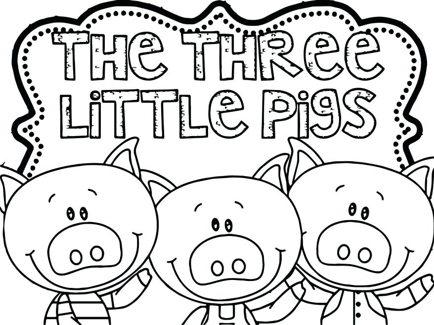 Three Little Pigs Straw House Coloring Pages Kids Coloring 878x657 Three Little Pigs Straw House Coloring Pages Kids Coloring
