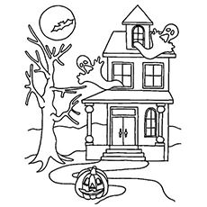 Top 25 Free Printable Haunted House Coloring Pages Online 230x230 Top 25 Free Printable Haunted House Coloring Pages Online