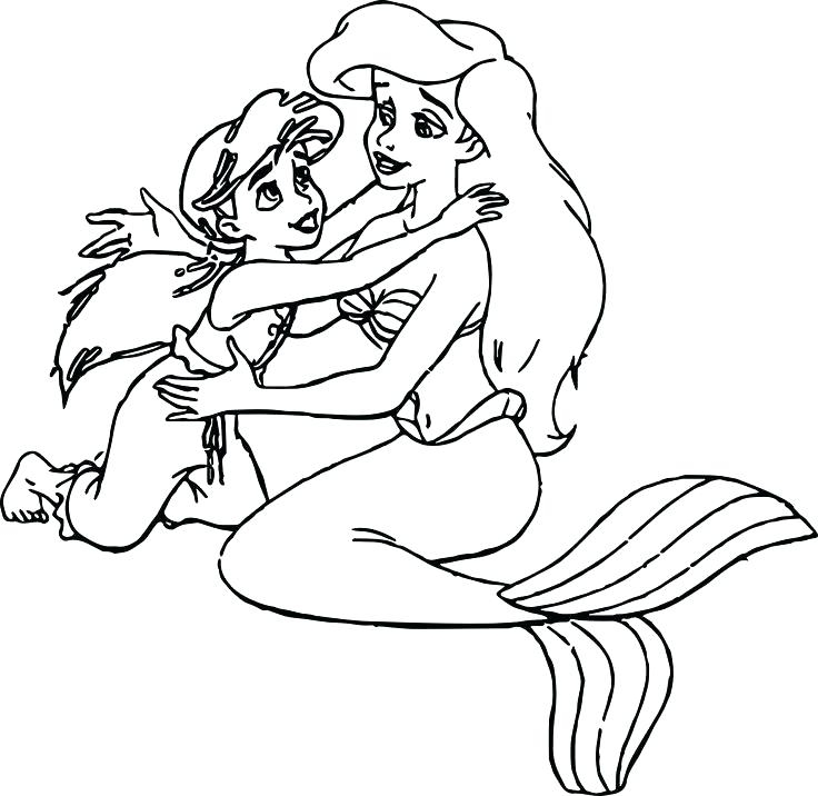 Free Coloring Pages Little Mermaid 2 736x716 Free Coloring Pages Little Mermaid 2