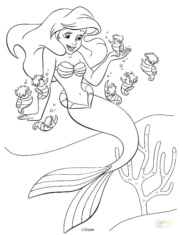 Coloring Pages Little Mermaid Little Mermaid 2 Coloring Pages 581x760 Coloring Pages Little Mermaid Little Mermaid 2 Coloring Pages