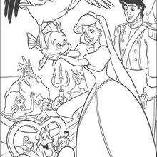 Ariel And Prince Eric Coloring Pages 220x220 Ariel And Prince Eric Coloring Pages
