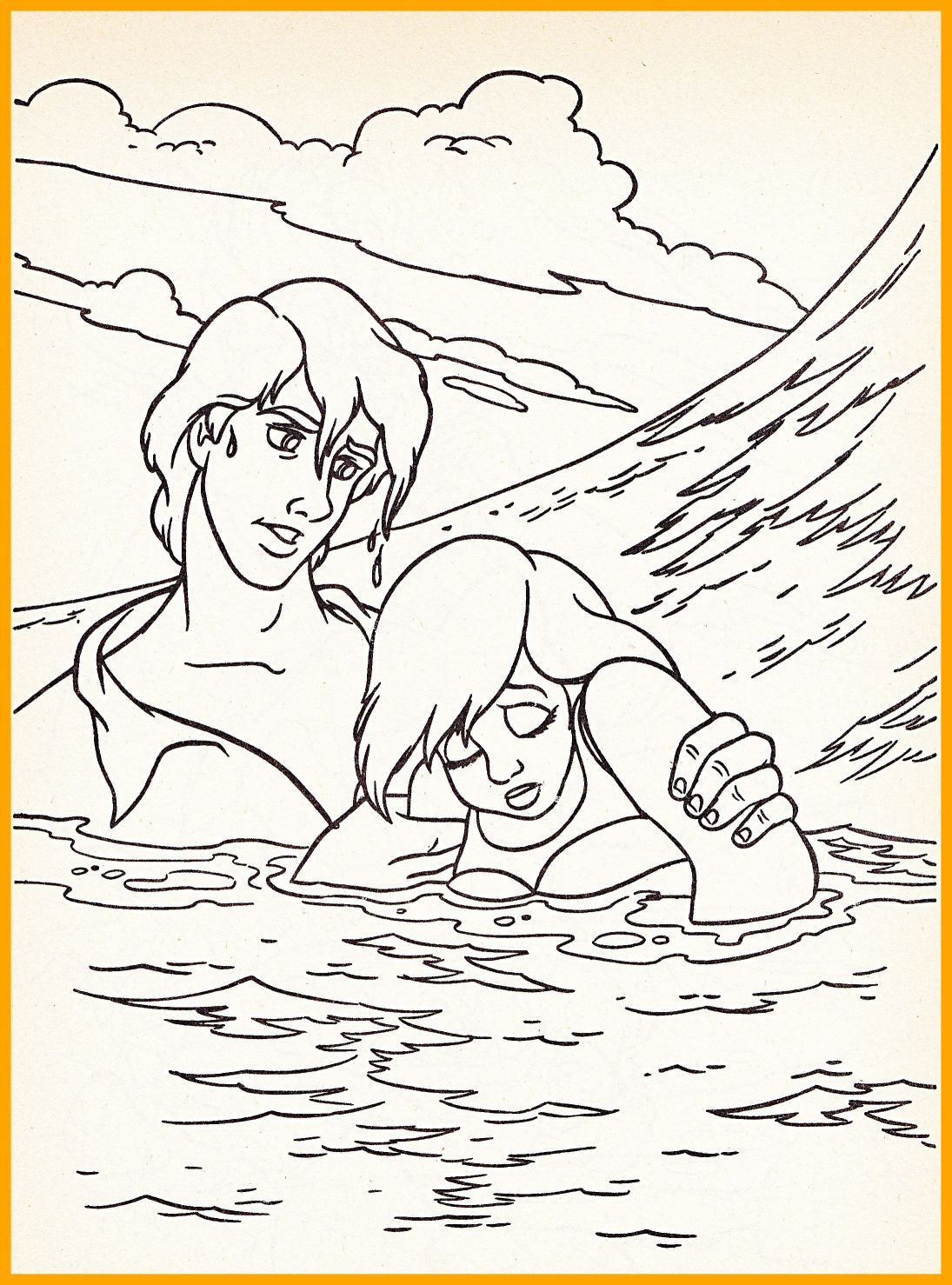 Unbelievable Ariel And Eric Coloring Pages The Little Mermaid 1095x1478 Unbelievable Ariel And Eric Coloring Pages The Little Mermaid