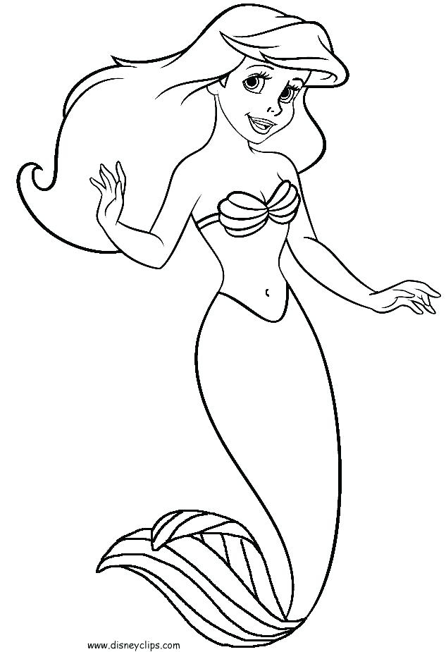 633x925 Free Online Coloring Pages Little Mermaid Little Mermaid Coloring