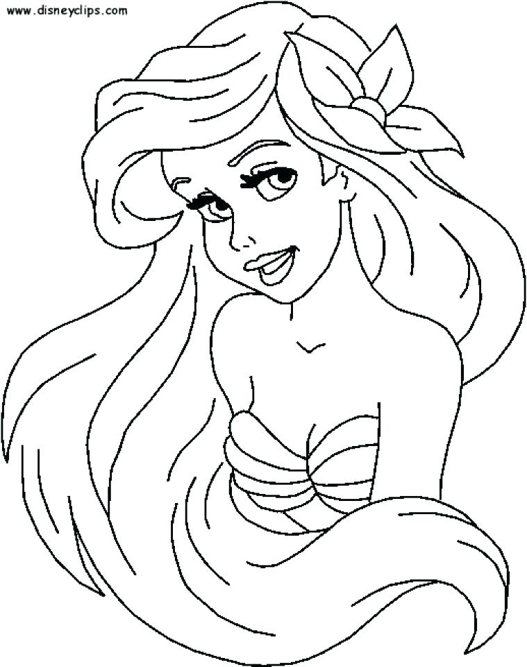 759x960 Little Mermaid Coloring Pages Little Mermaid Color Pages Little