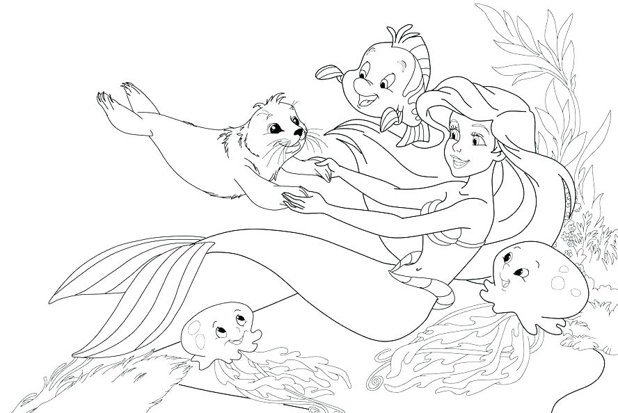 888x594 Coloring Pages Of The Little Mermaid Coloring Pages Little Mermaid