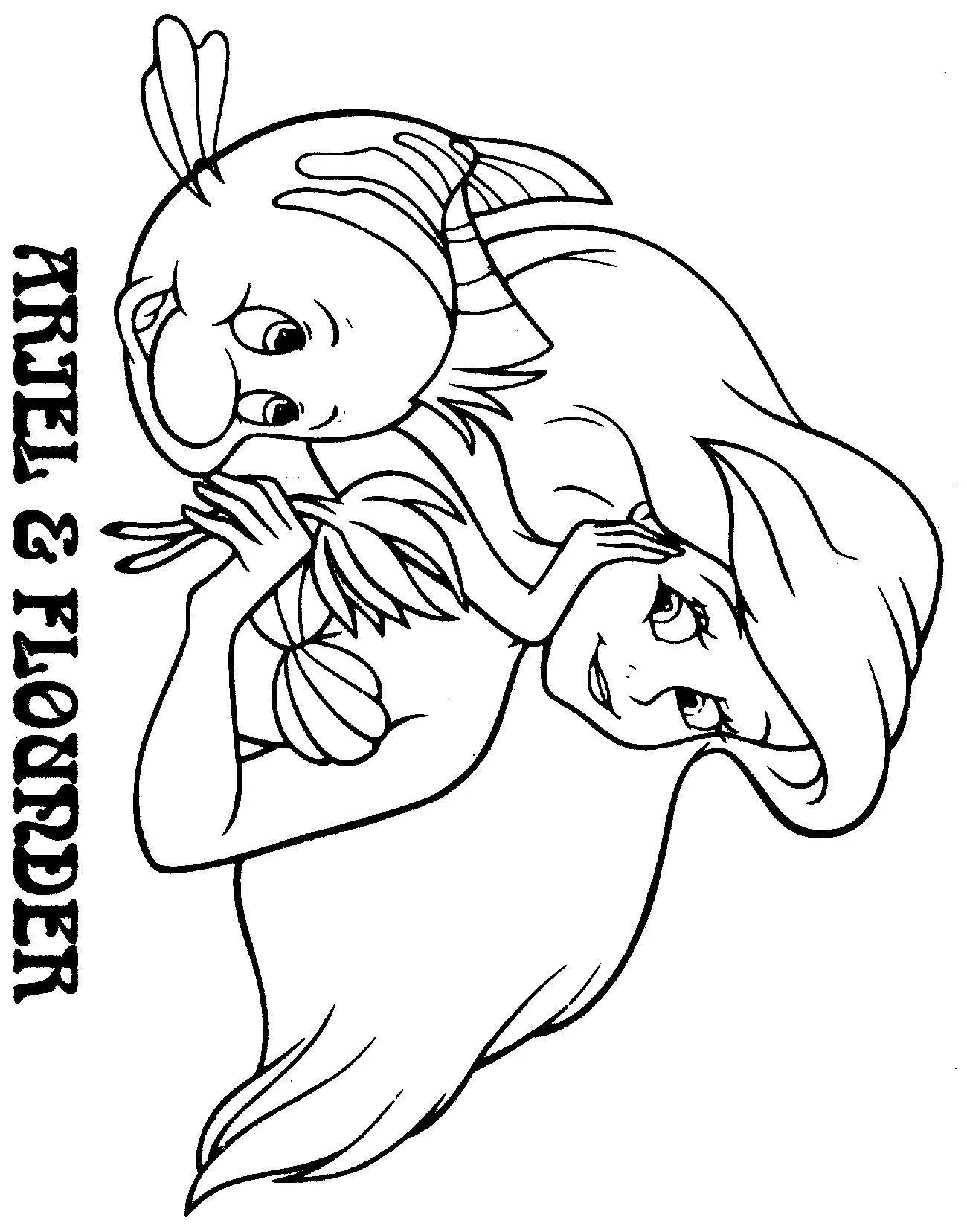 1300x1656 Flounder Coloring Pages Freecolorngpages.co