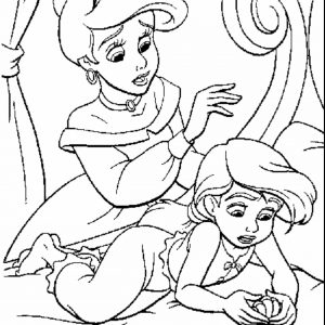 300x300 The Little Mermaid 2 Baby Melody Coloring Pages Archives