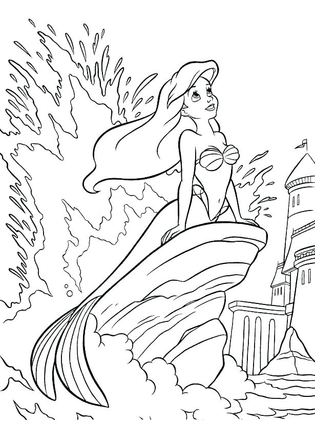 615x820 The Little Mermaid 2 Coloring Pages