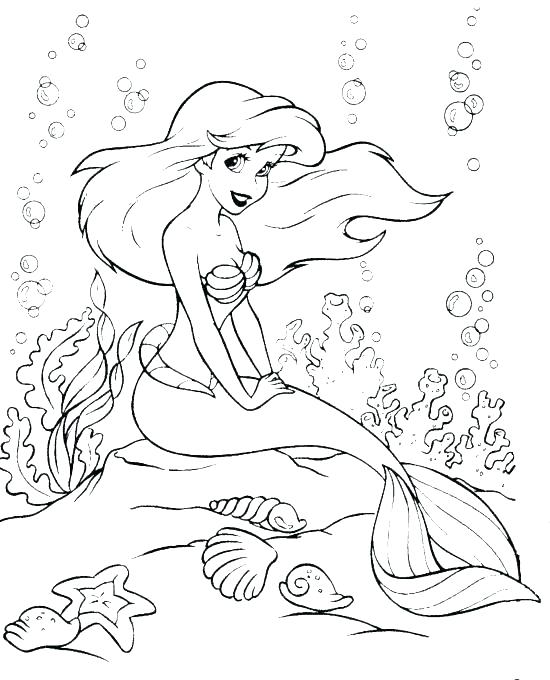 Little Mermaid Printable Coloring Pages Cool Printable Coloring 550x680 Little Mermaid Printable Coloring Pages Cool Printable Coloring