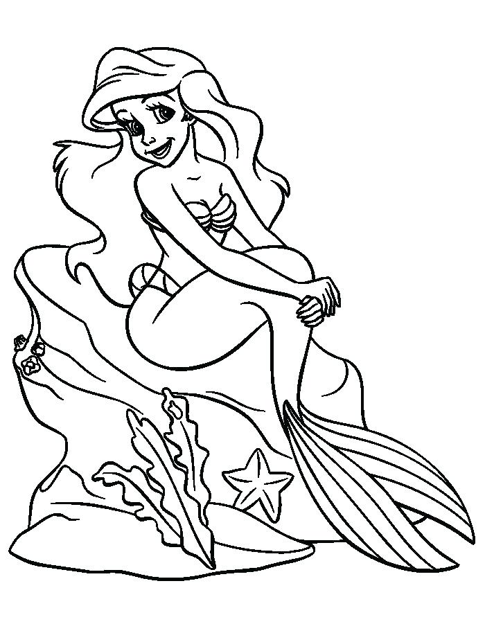 Little Mermaid Printable Coloring Pages Little Mermaid Color Pages 700x914 Little Mermaid Printable Coloring Pages Little Mermaid Color Pages
