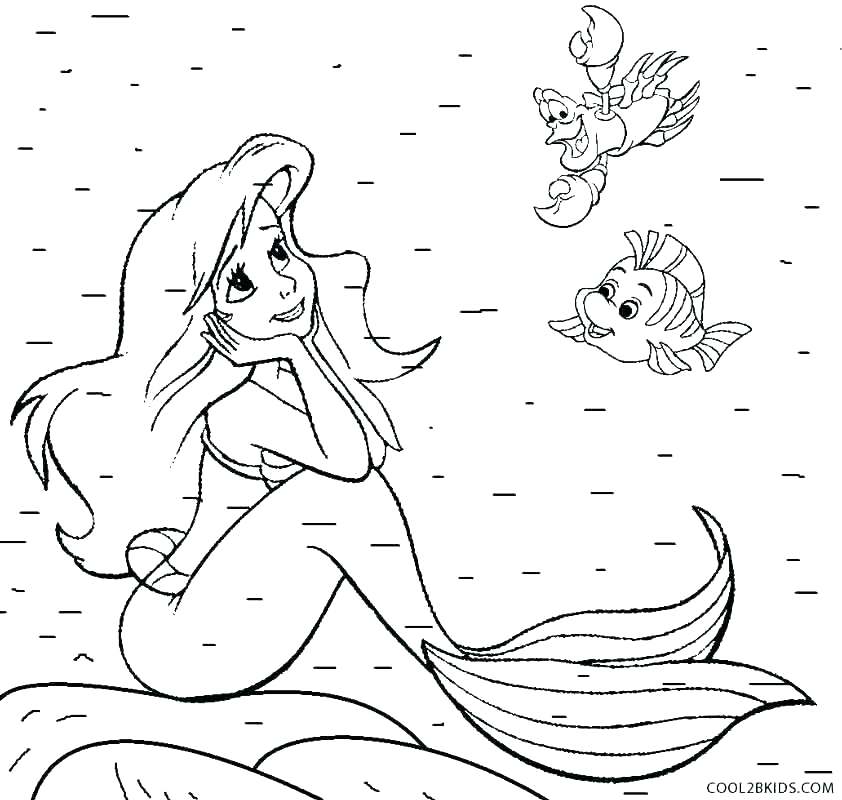 Little Mermaid Printable Coloring Pages Printable Little Mermaid 842x800 Little Mermaid Printable Coloring Pages Printable Little Mermaid