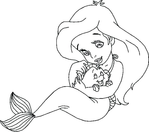 Little Mermaid Printable Coloring P Coloring Collection Little 600x531 Little Mermaid Printable Coloring P Coloring Collection Little