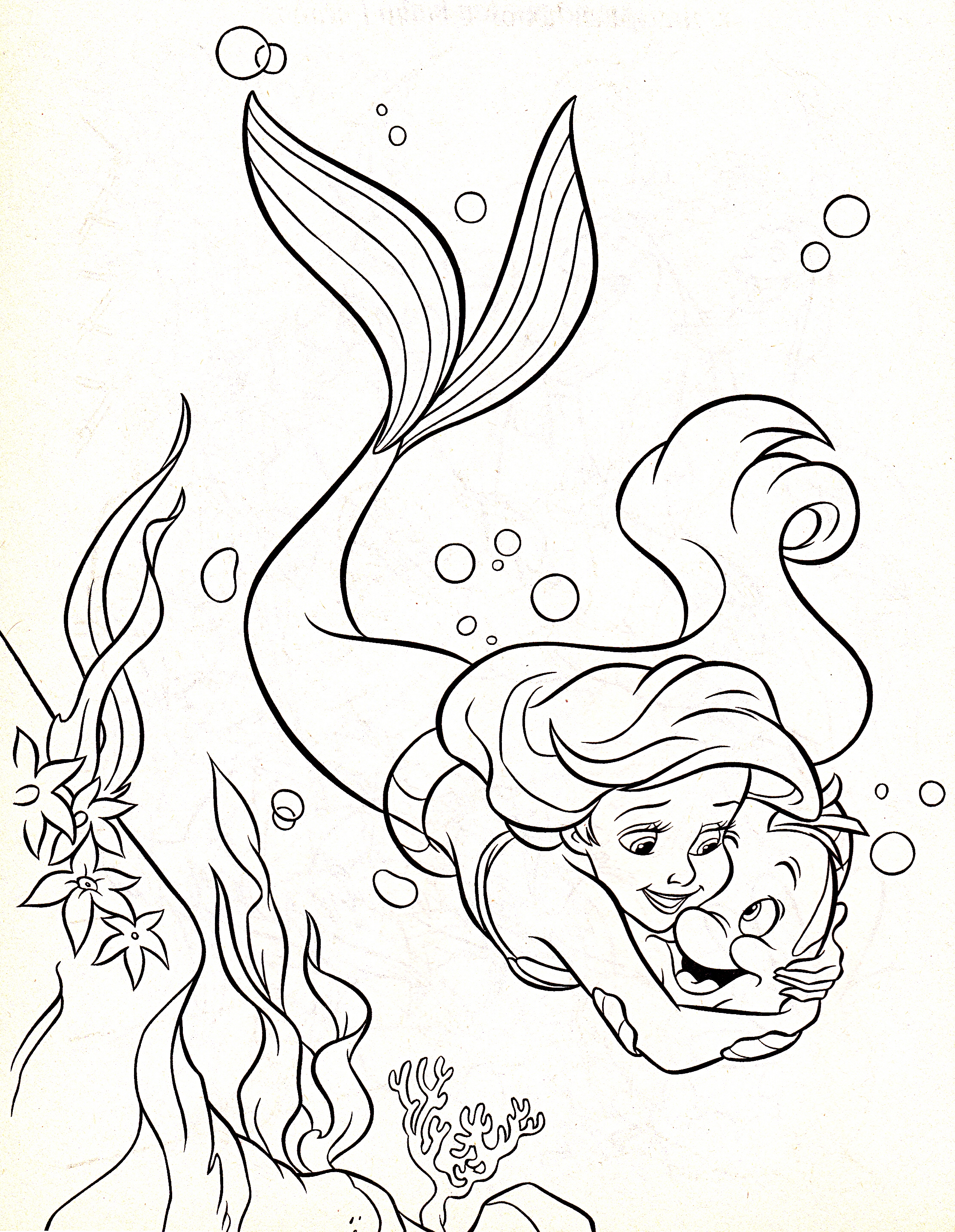 Ariel Coloringge With And Flounderges For Kids Adults Of Sebastian 2230x2879 Ariel Coloringge With And Flounderges For Kids Adults Of Sebastian