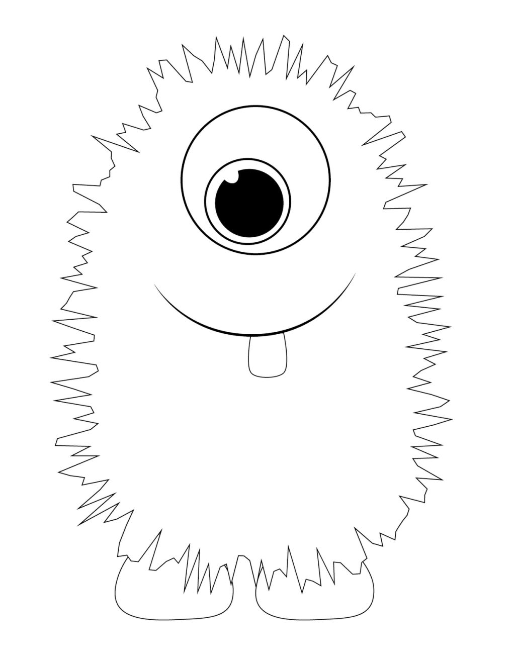 1024x1325 Little Monster Coloring Pages 2452212