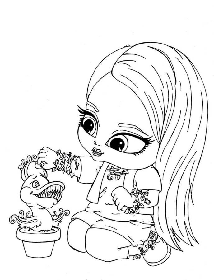 688x900 Chibi Monster High Coloring Pages Download And Print For Free