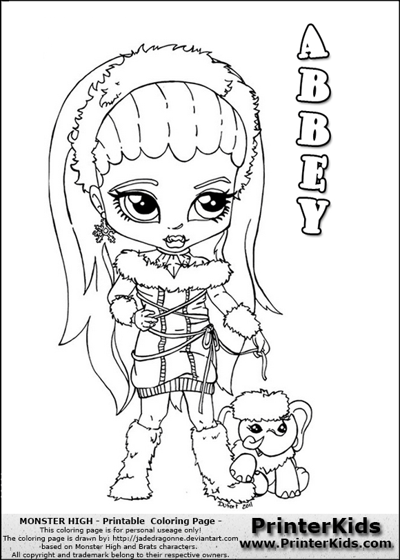 580x812 Monster High Coloring Pages To Print You Are Here Printerkids