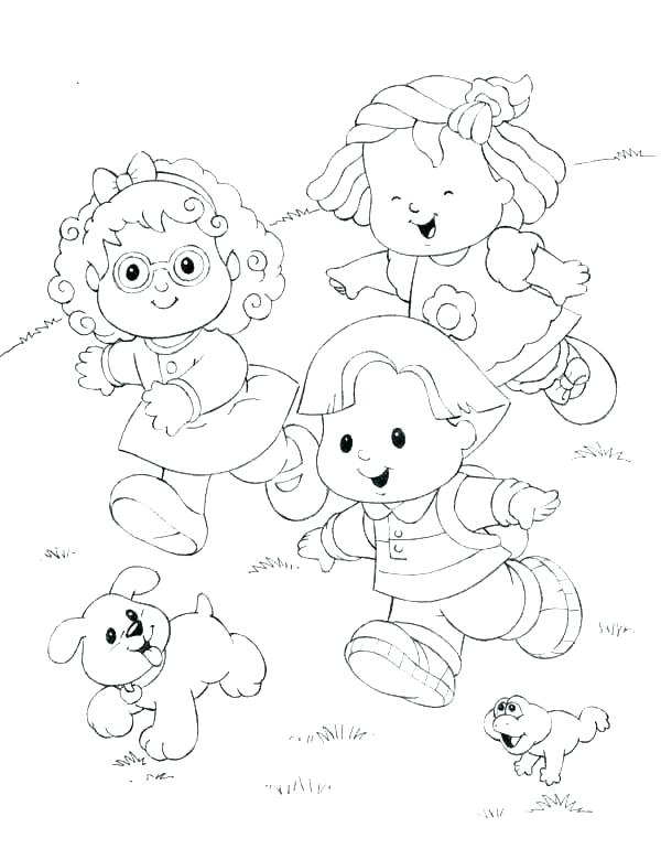 Little People Coloring Pages at - Little People Coloring Pages 15