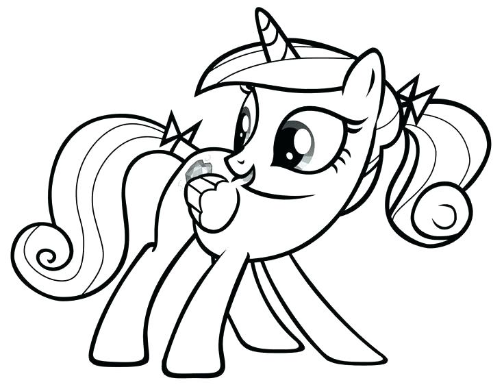 Princess Cadence Coloring Pages 30740 736x565 Princess Cadence Coloring Pages 30740