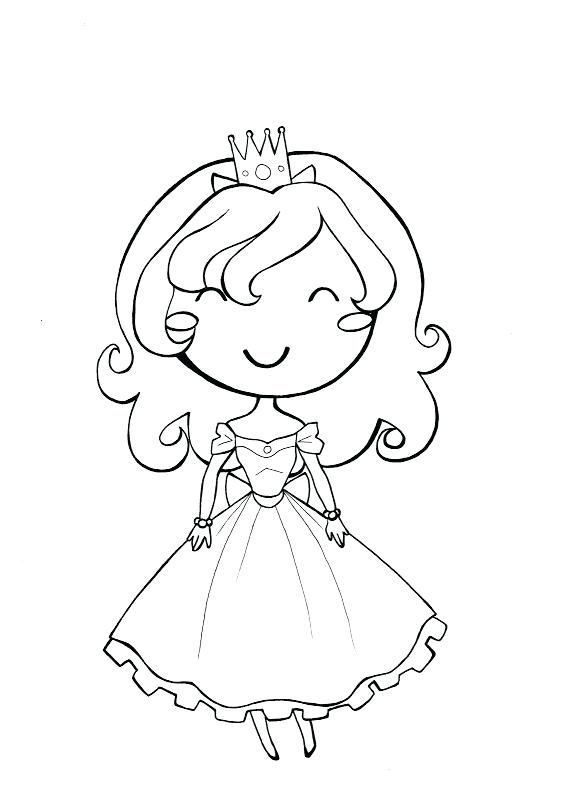 Little Princess Coloring Pages 582x800 Little Princess Coloring Pages