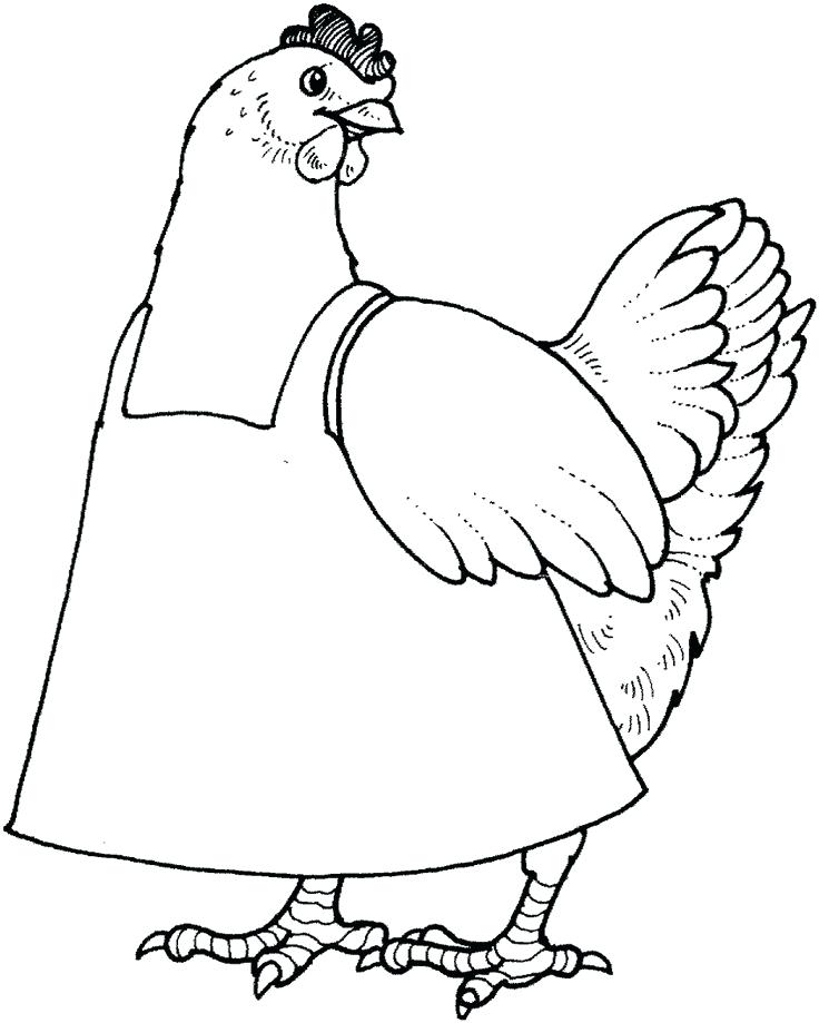 736x919 Hen Coloring Pages The Little Red Hen Coloring Pages Habit 3 Put