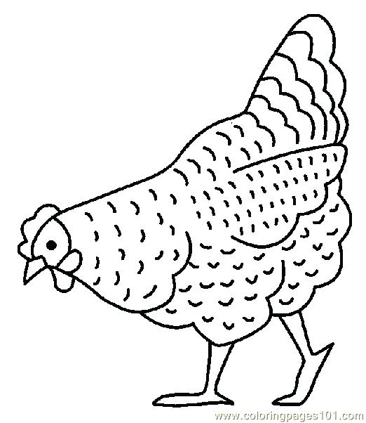 522x602 Hen Coloring Pages Chicken Coloring Book 7 Little Red Hen Coloring