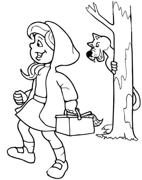 Little Red Riding Hood Coloring Pages at GetColorings.com | Free ...