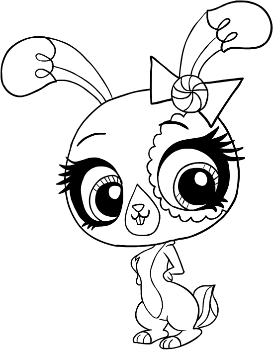 Drawing Buttercream The Bunny Of Littlest Pet Shop Coloring Page 549x704 Drawing Buttercream The Bunny Of Littlest Pet Shop Coloring Page