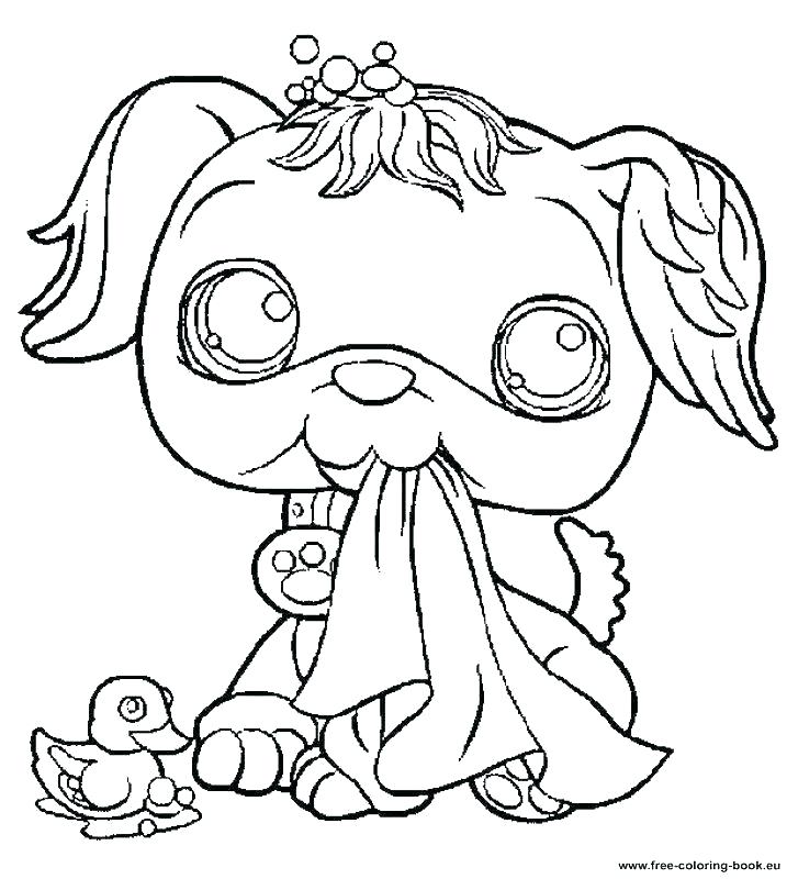717x800 Little Pet Shop Coloring Pages Coloring Page Of Dog Coloring Pages
