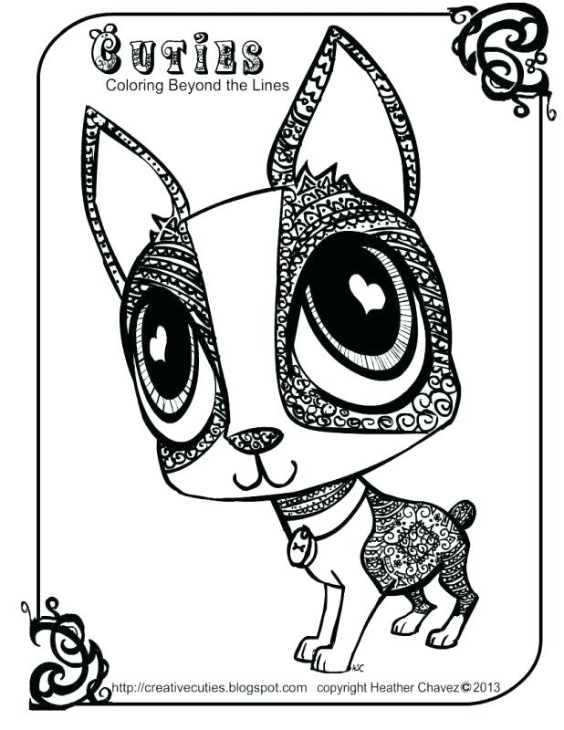 618x800 Littlest Pet Shop Printable Coloring Pages Creative Cuties Dog