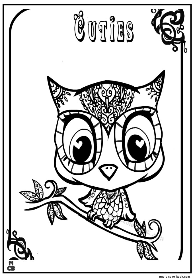685x975 Cuties Littlest Petshop Coloring Pages Free Online 2