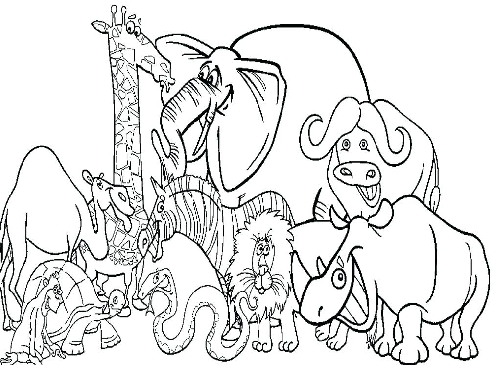 1007x745 Liv And Maddie Coloring Pages To Print Zoo Animals Printable