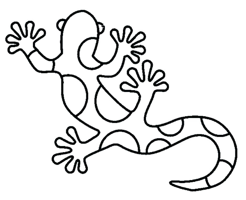 940x763 Gecko Lizard Coloring Pages