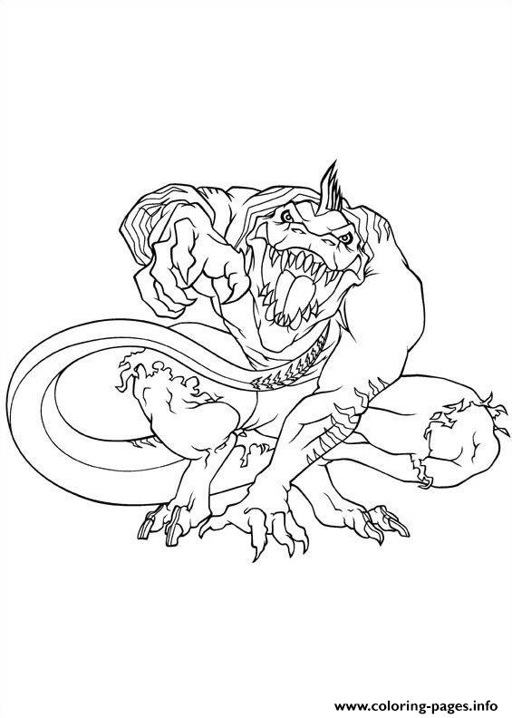 Ultimate Spiderman Lizard Coloring Pages Printable 565x792 Ultimate Spiderman Lizard Coloring Pages Printable