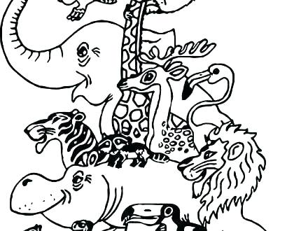 440x330 Ostrich Coloring Page Ostrich Coloring Page Llama Coloring Page