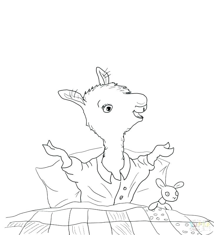 Coloring Pages Disney Llama Red Pajama Fuhrer Von 728x799 Coloring Pages Disney Llama Red Pajama Fuhrer Von