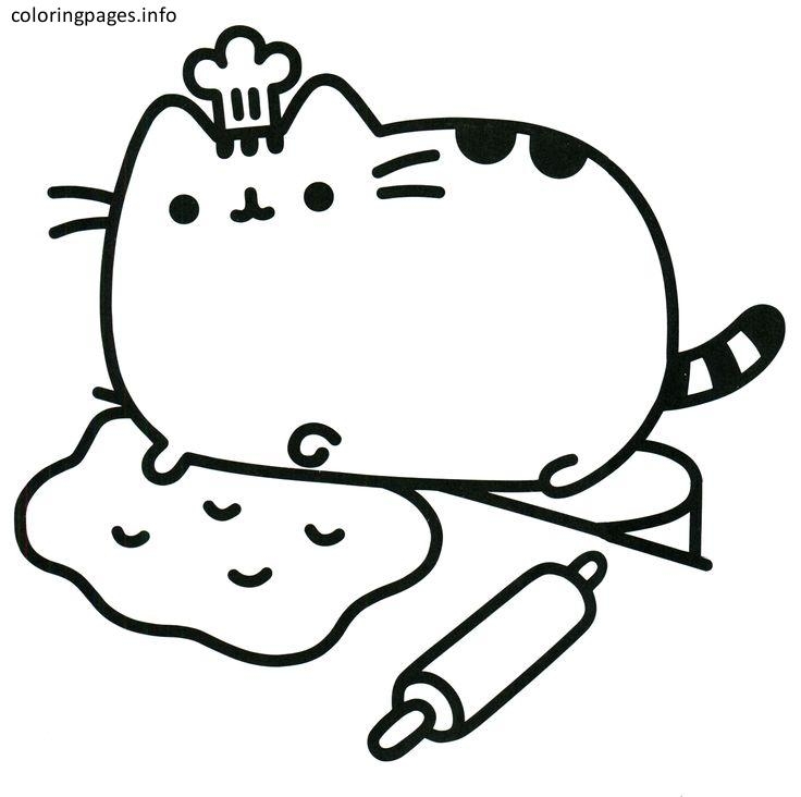 736x732 Coloring Pusheen Coloring Sheets